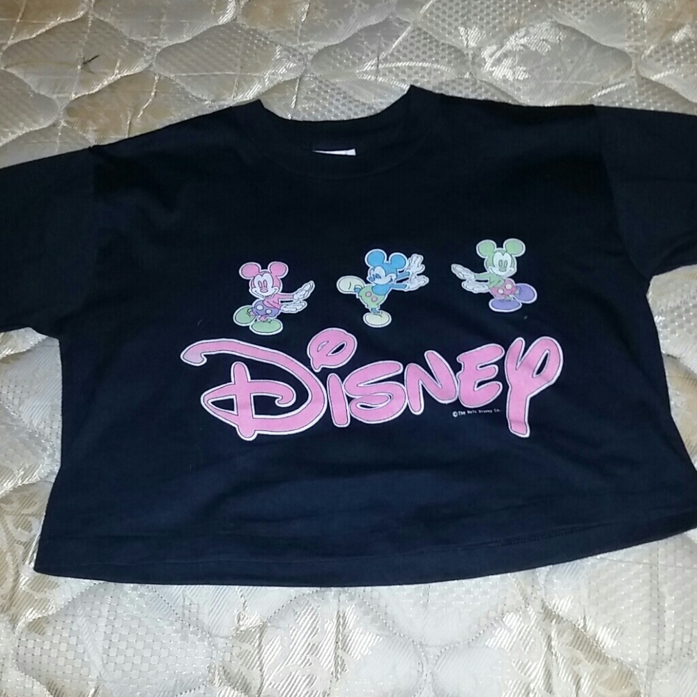 Vintage DISNEY mickey mouse crop top